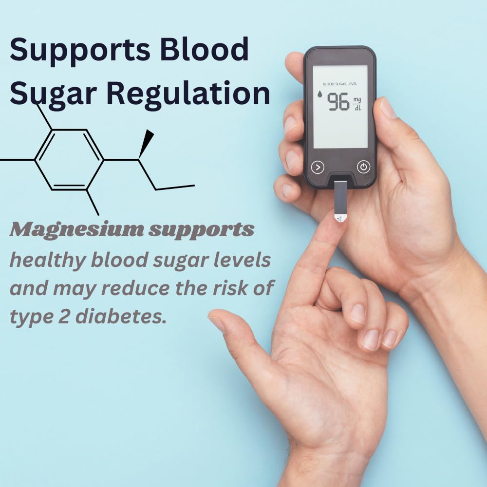 Magnesium Glycinate with Zinc, 350mg, 60 Vegetarian Tablets, Supports Bone, Nerve and Muscle Health