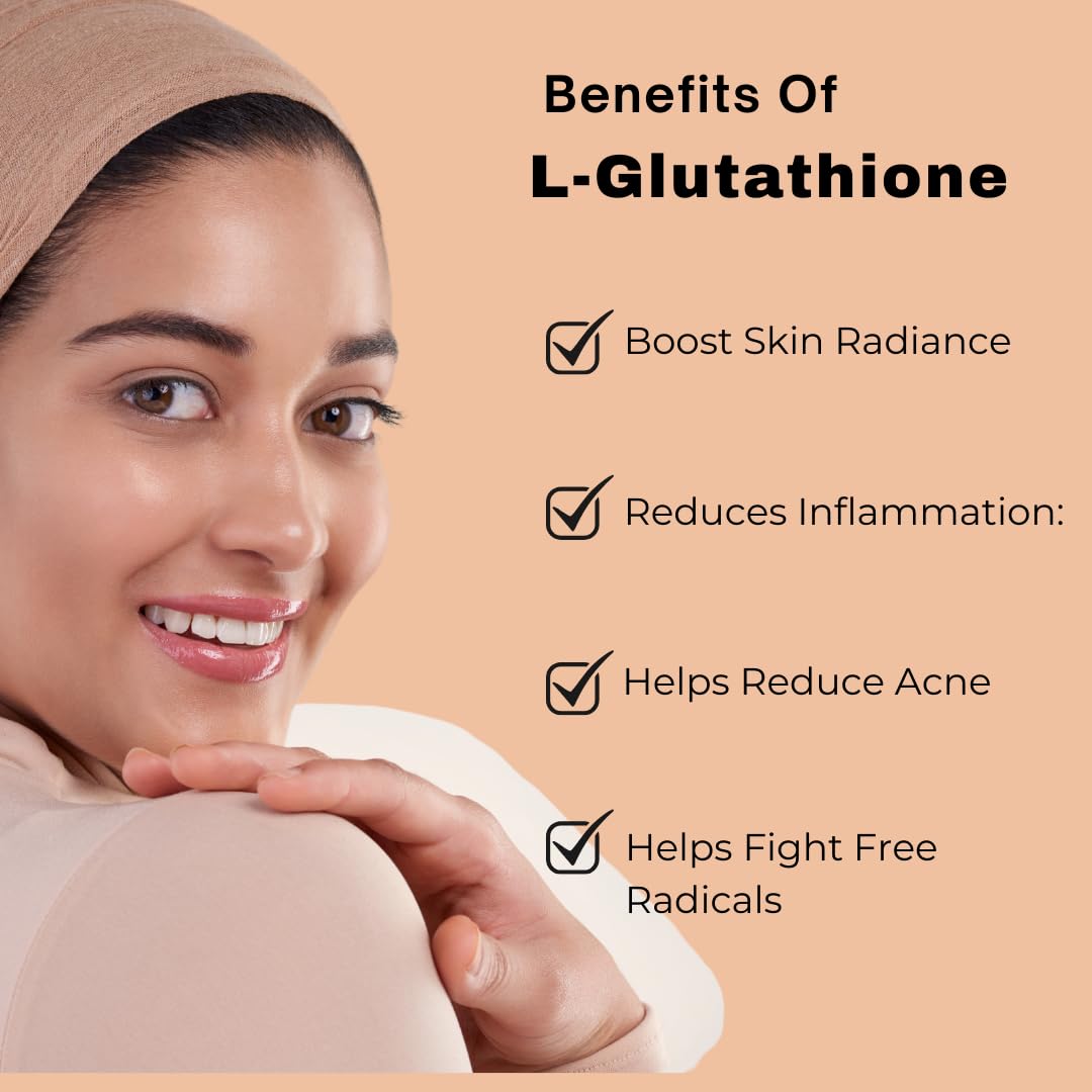 Glutathione (600mg), 15 Effervescent Tablets (Orange Flavour), With Vitamin C & NAC | For Skin Health For Men & Women, Detoxification, And Immunity Booster