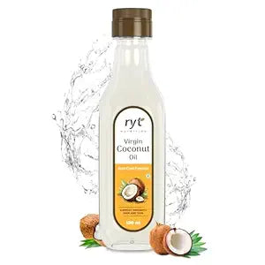 Virgin Cold Pressed Coconut Oil (500ml) | 100% Pure and Natural | Cholesterol-free | Ideal for Cooking, Skin Care, Baby Care, and Oil Pulling